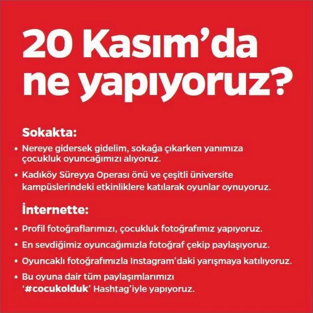 20 Kasım Dünya Çocuk Hakları Günü 
